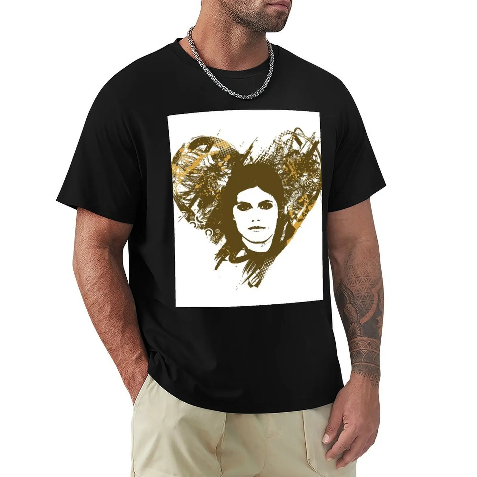 

Alexandra Daddario is Love T-Shirt valentines boutique clothes custom shirt t shirts for men