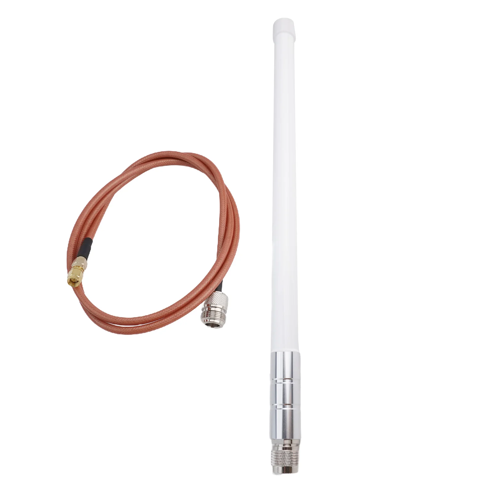 

Fiberglass Aerial Miners Antenna Kit 50 Ohms 860-930MHZ N Male Interface Wall-mounted Waterproof White Practical