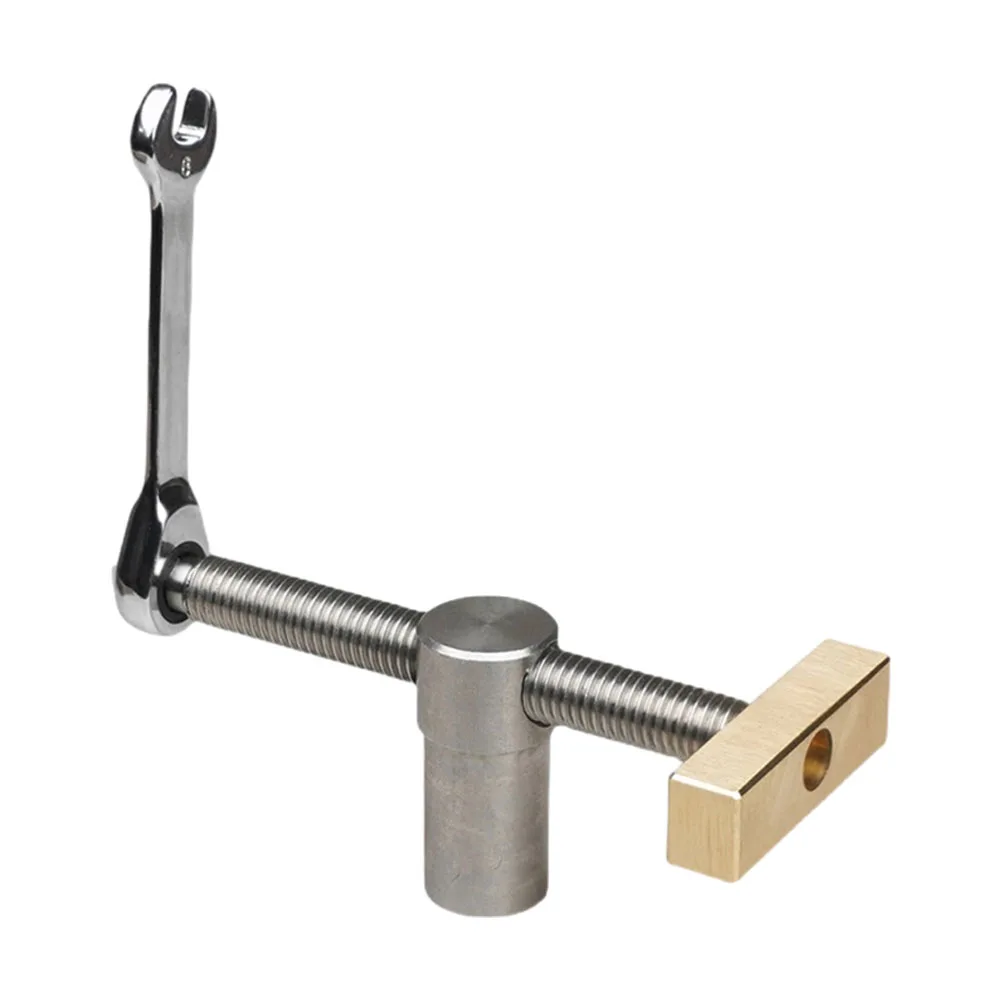 Woodworking Bench stopper Brake Inserts  Workbench Fast Fixed Clip Clamp Vise 1920mm  Stainless Steel and Brass Material