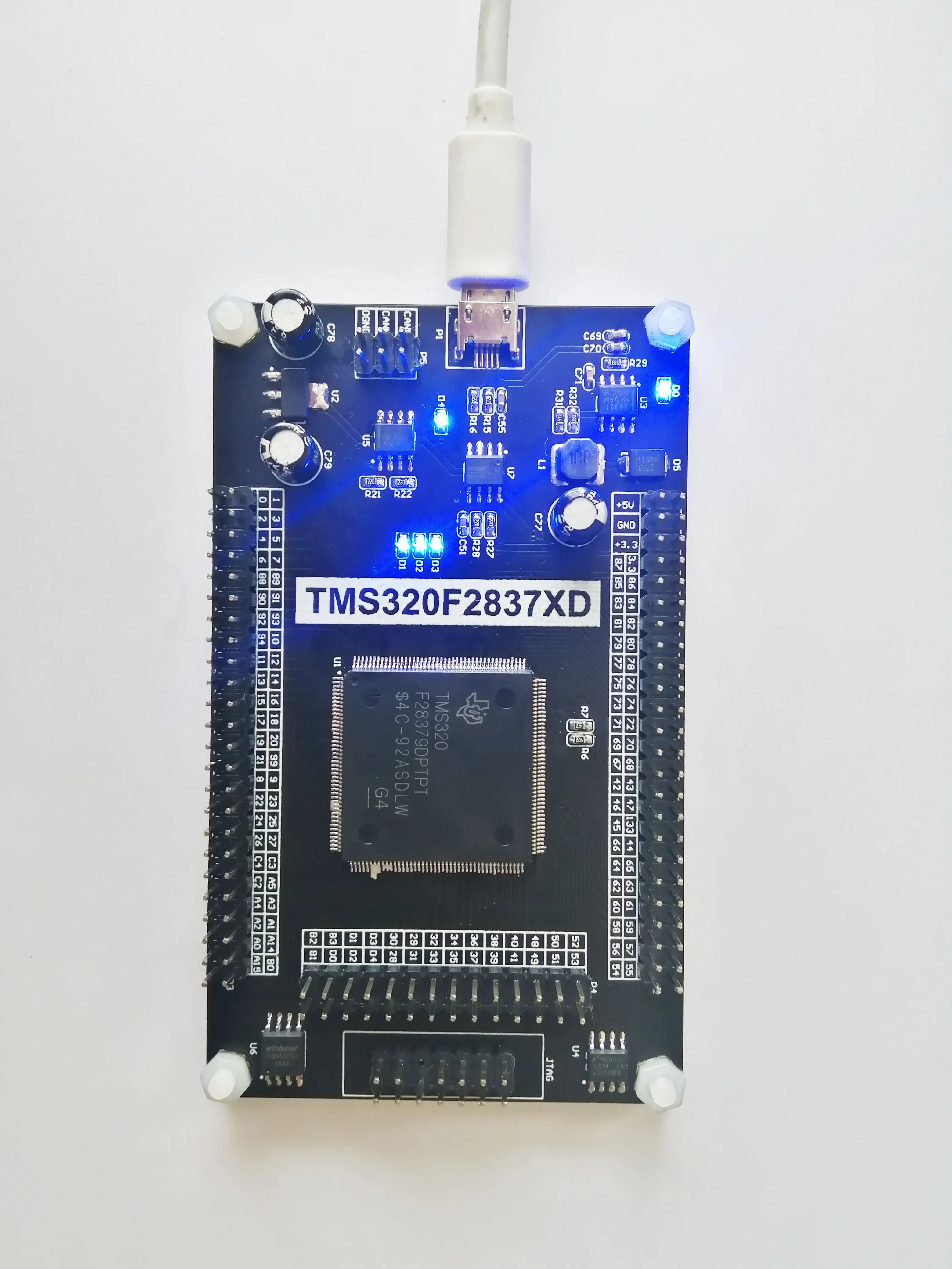 TMS320F28379DPTPS 176-pins dual-core DSP-ontwikkelbord SCI IIC SPI CAN-communicatie