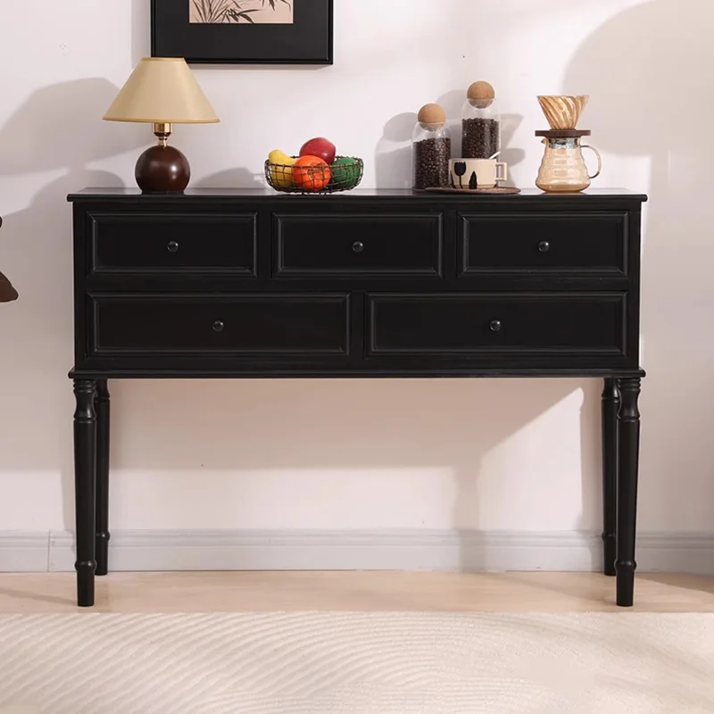 Unieke rustieke consoletafel industriële opslag retro Franse consoletafel esthetisch trendy Tavolo consoletafel