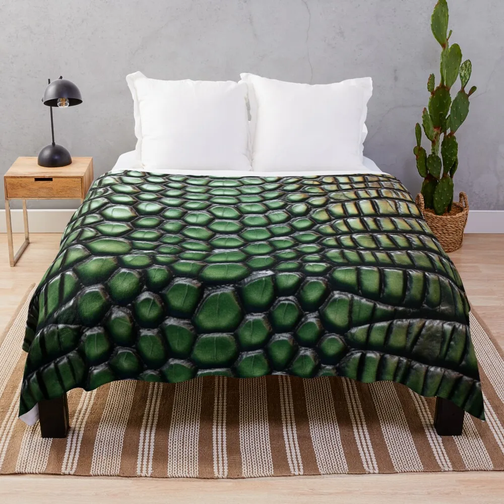 

Alligator Skin Throw Blanket