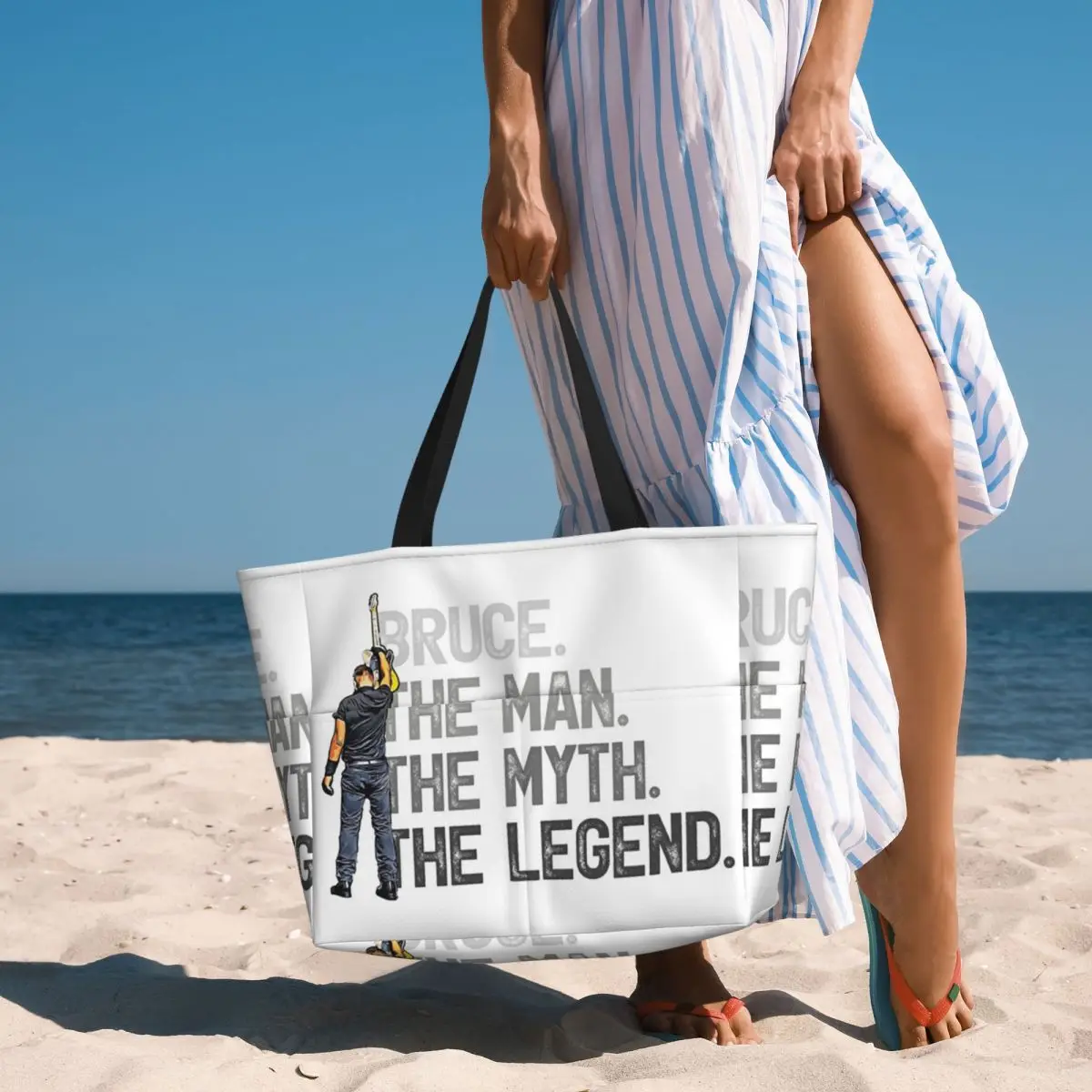 Bruce Springsteen Beach Tote Bag Sport Gym Yoga Duffle Large Tote Bag Women Travel Bag Fitness bag
