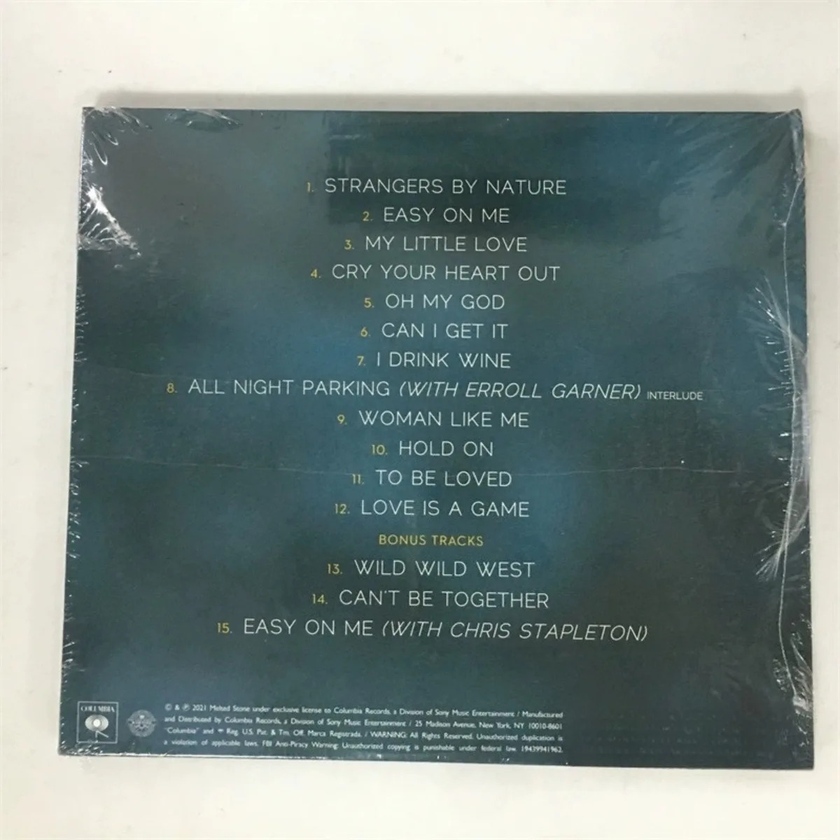 Adele "30" Deluxe Edition (Bonus Tracks) قرص مضغوط الألبوم المختوم - النسخة الأوروبية والأمريكية قرص موسيقى البوب لمحبي #2