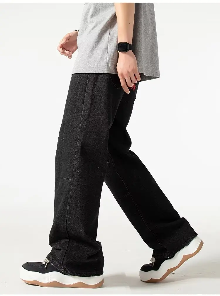 2024 ropa y2k streetwear drachens tickerei sommer neue jeans hose für männer kleidung gerade luxus denim hose pantalon homme – Detail 14