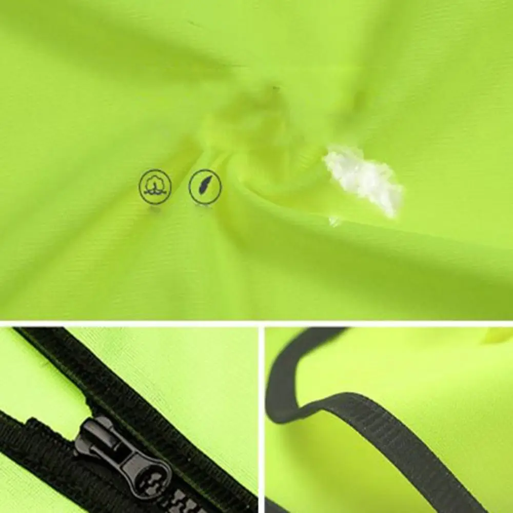 High Visibility Running Sports Vest Multicolors with Pocket Front Cycling Clothes Reflective Vest Paste