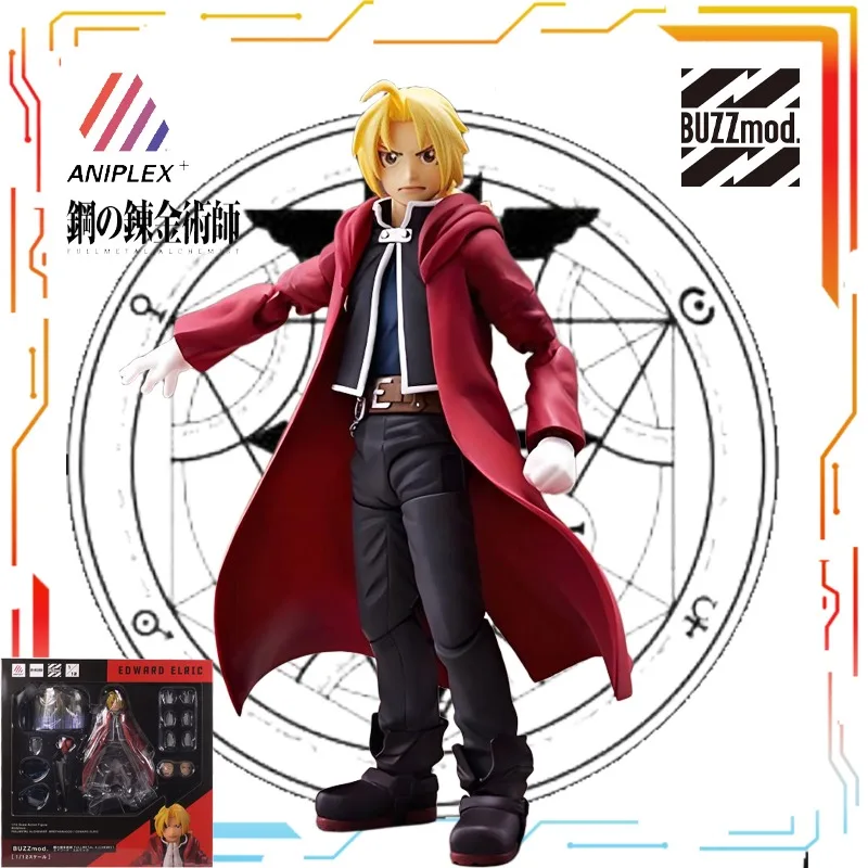

ANIPLEX+Оригинальная изысканная кукла BUZZmod с готовой отделкой 1/12. Стальной алхимик, аниме, экшн-кукла, игрушечная модель, подарок для фестивалей мальчиков