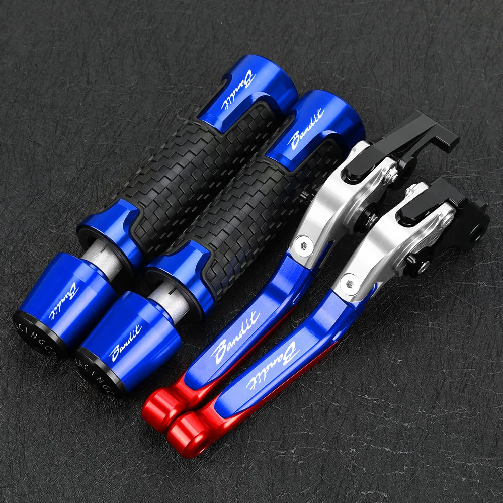 Motorcycle Accessories Handgrips Brake Clutch Levers Handlebar Grips Ends For Suzuki GSF 650 1200 1250 Bandit GSF650S GSF650N