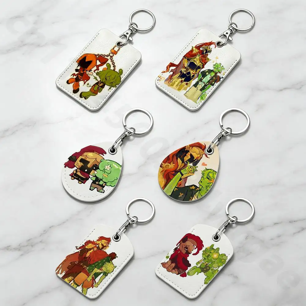 S-Slimeknight D-D3rlord3 A-Avery Holder Keychain For Bank Business Work Card Holder Student Card Protective Case Bus Card