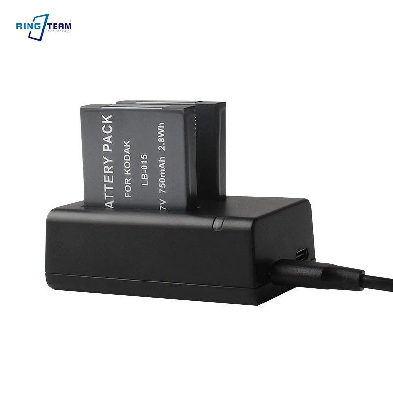 

4.2V LB-015 USB Dual Battery Charger for KODAK PIXPRO WPZ2 Waterproof Digital Camera - Fast Charging Solution