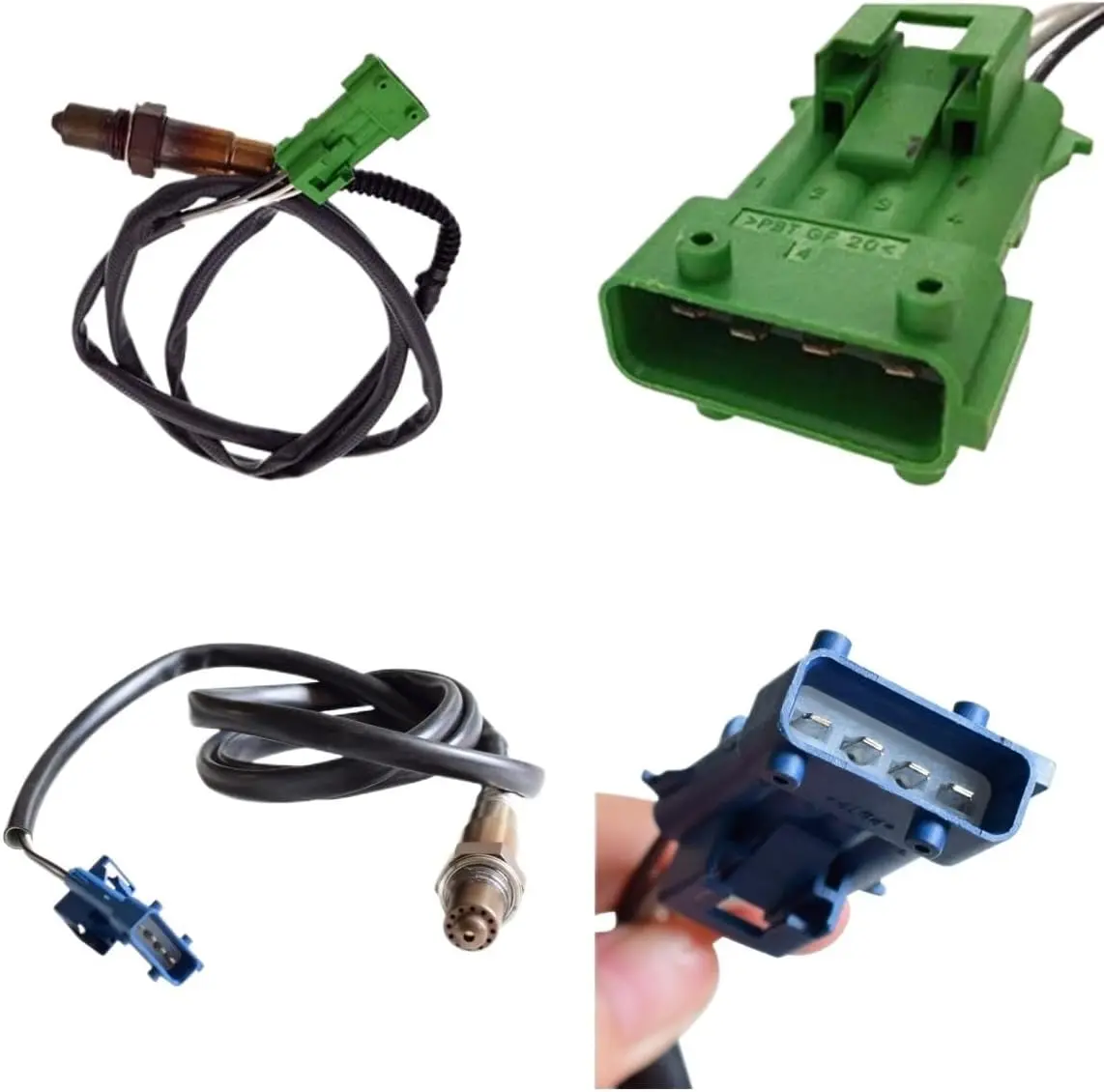 1/2 قطعة لامدا O2 الأوكسجين الاستشعار لسيتروين بيجو 206 301 307 308 406 607 807 1.6 VTi 1.8 2.0 2.2 0258006029 1628HV 0258006026