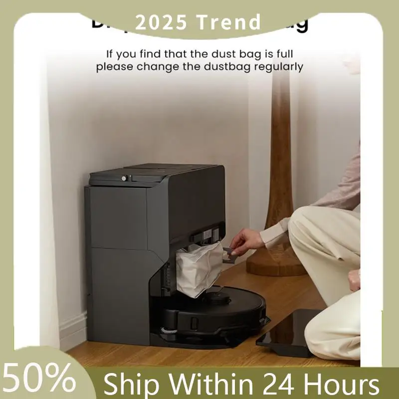 A75X Top 2.7L Saco de pó descartável para Roborock Qrevo/S8 Maxv Ultra/S8 Max Ultra/Qrevo Pro/Qrevo S/Qrevo Master/Qrevo Plus Vácuo