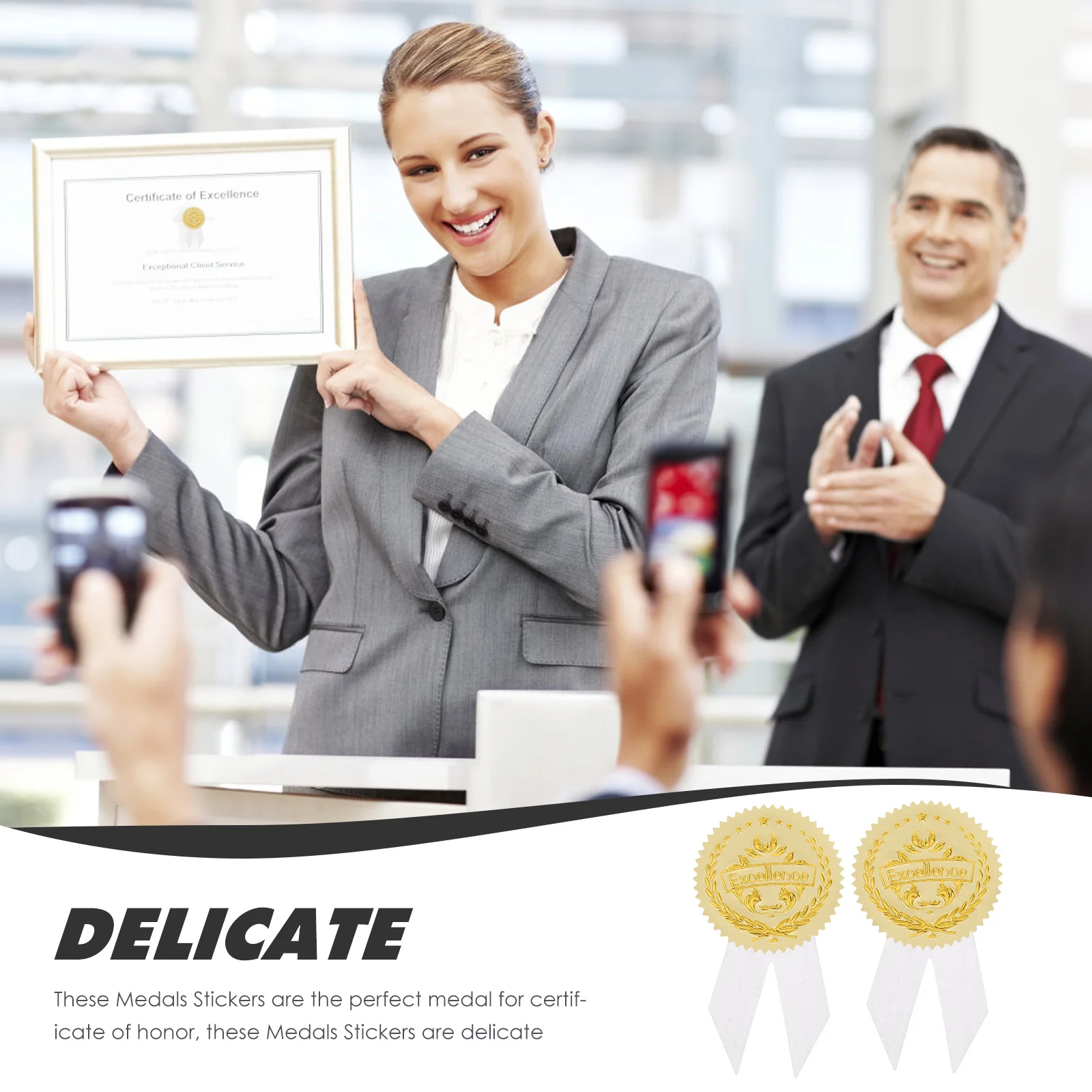 

36 set Medals Stickers Award Certificate Of Honor For Kids Competition Reward Party Graduation Decoration Soccer Awards