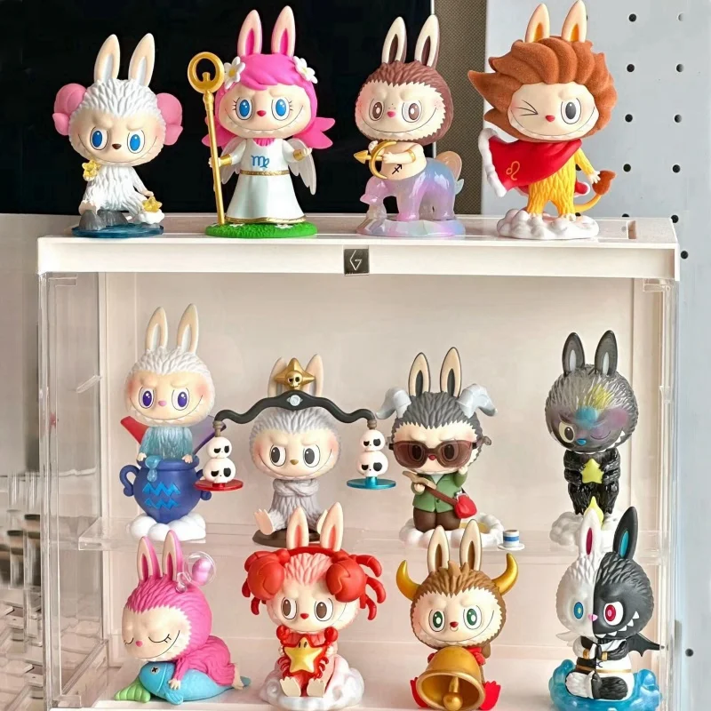 Labubu The Monsters Constellation Series Action Figures Model Dolls Novel Toy Cartoon Decor Ornaments Kids Holiday Birthday Gift