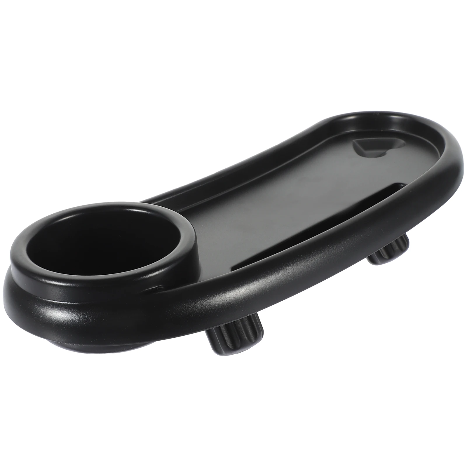 

Removable Universal Tray Food Snack Plate Black Removable Plastic Stroller Tray Plastic Detachable Storage Trays