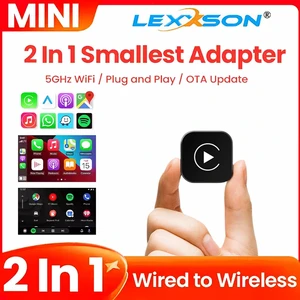 2025 Upgraded Wireless CarPlay Adapter Wireless Android Auto AI Smart Box Intelligent Systems for Wired CarPlay Car