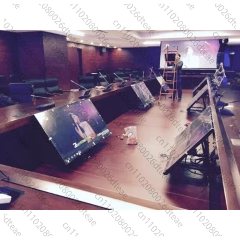 حامل تلفزيون LCD متنقل، منصة مسرح، حامل أرضية عربة متنقلة