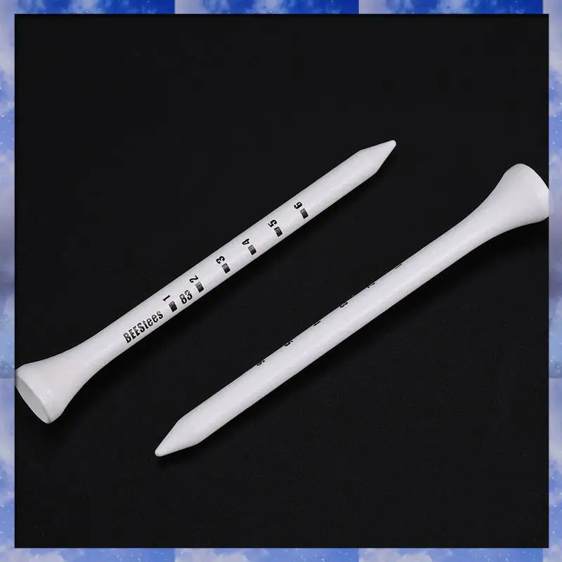 A35F New 50Pcs Professional Golf 83Mm White Golf Wood Tees Accessories Golf Training Aids
