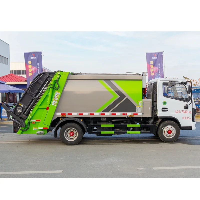 YG Most Popular Fast Speed New Dongfeng 5-15cbm Trash Bin Cleaning Garbage Truck