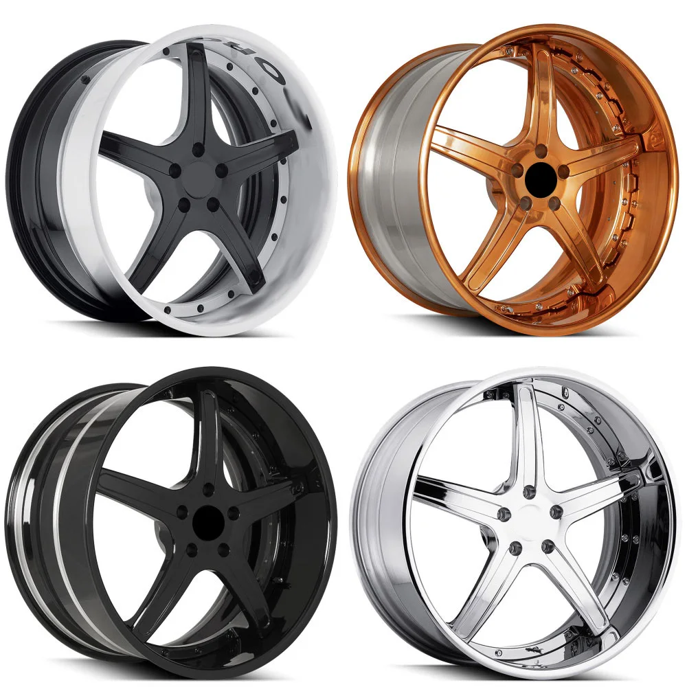 

SY-02061 Custom 2 Pieces Monoblock Forged Alloy Deep Concave Wheels for Mustang M2 M3 M4 M5 RS5 6 CLS
