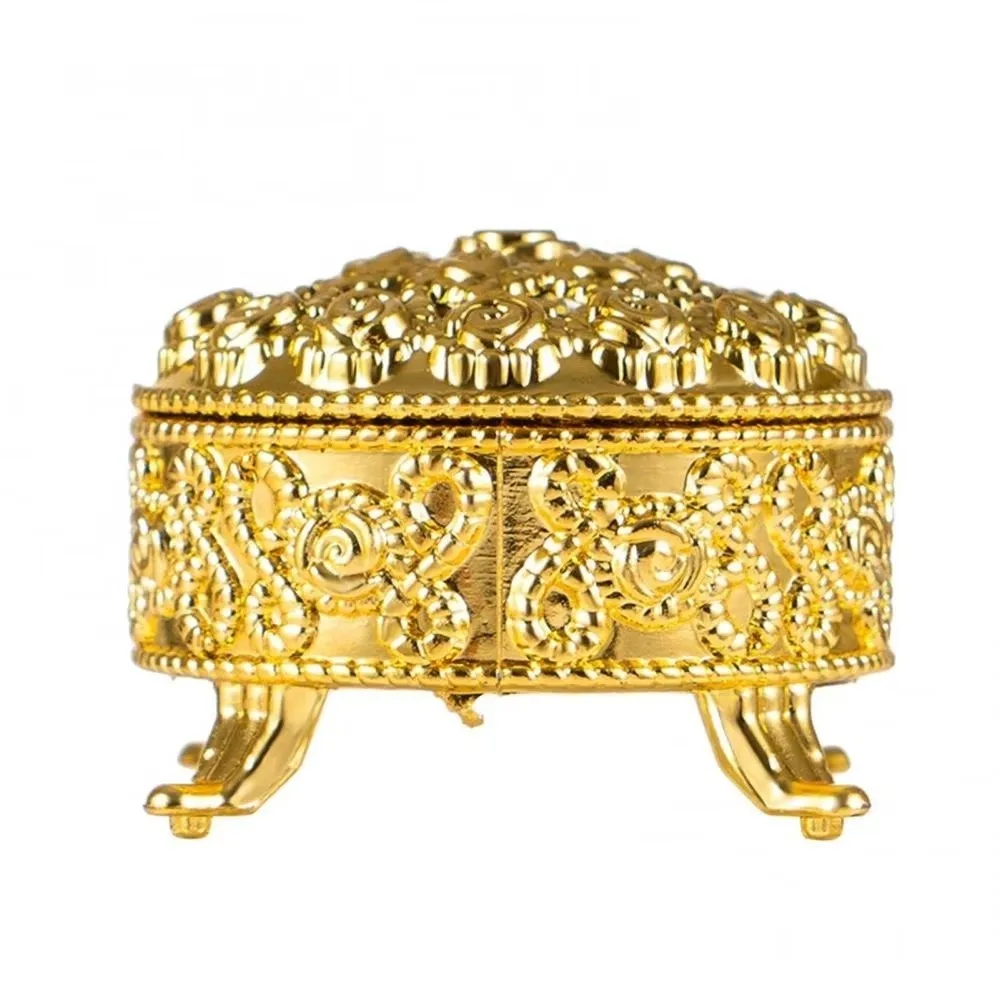 Retro Golden Chocolate Sugar Box Candy Container Portable Candy Box Home Table Decor Souvenir Gift Case Wedding Trinket Box