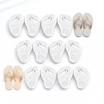 

6 Pairs Gel Cushions Soft Inserts Toe Protectors Vibration Reducer Blisters Prevention Sticky Backing Design Flip
