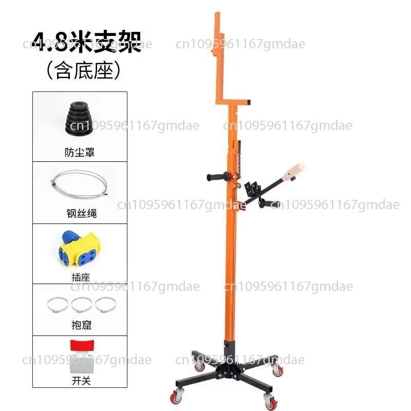 Hydraulic lifting automatic punching bracket ceiling and suspended ceiling