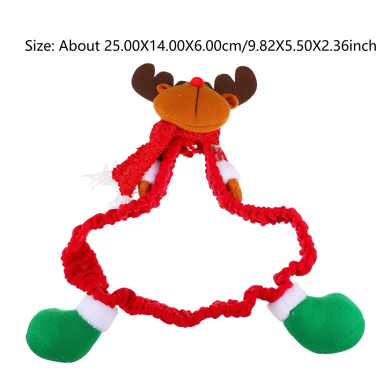 

Creative Christmas Computer Monitor Cartoon Design Decorative Case Home Office Xmas Decoration Monitor Protector