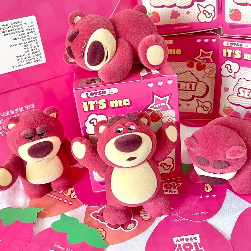 Disney Toy Story LOTSO It's Me Series Blind Box, Harvey Bear, Mini Anime Figure, Mystery Box, Poupées Kawaii, Ornement de voiture, Jouet pour fille