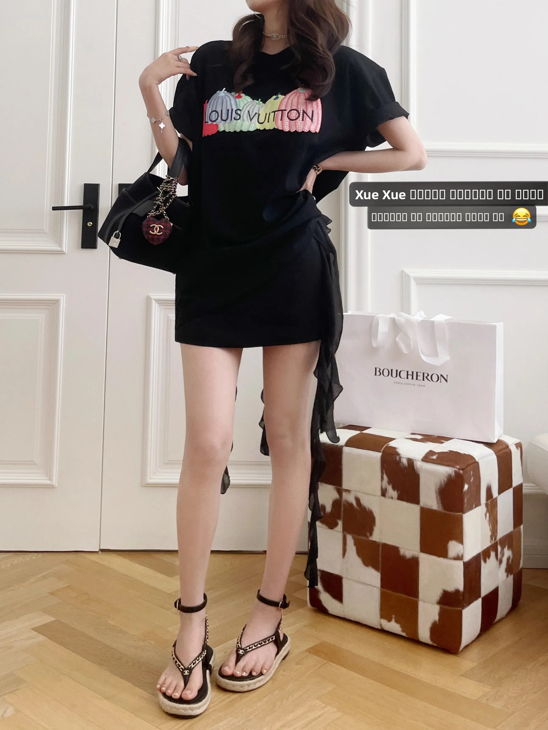 

Юбка с высокой талией и асимметричным дизайном, с небольшим А-образным подолом и оборками, в стиле ретро, шикарная, женская, летняя, без рукавов, с V-образным вырезом