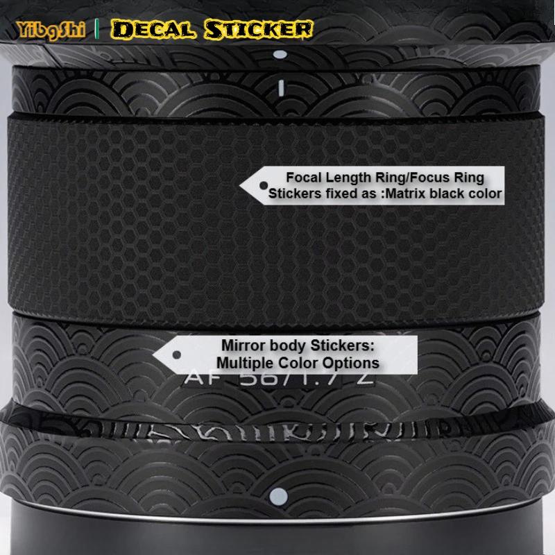 For Viltrox AF 56mm F1.7 For Fuji X Mount Lens Sticker Advanced Protection Skin Lens Body Protective Decal Skin Protector Coat