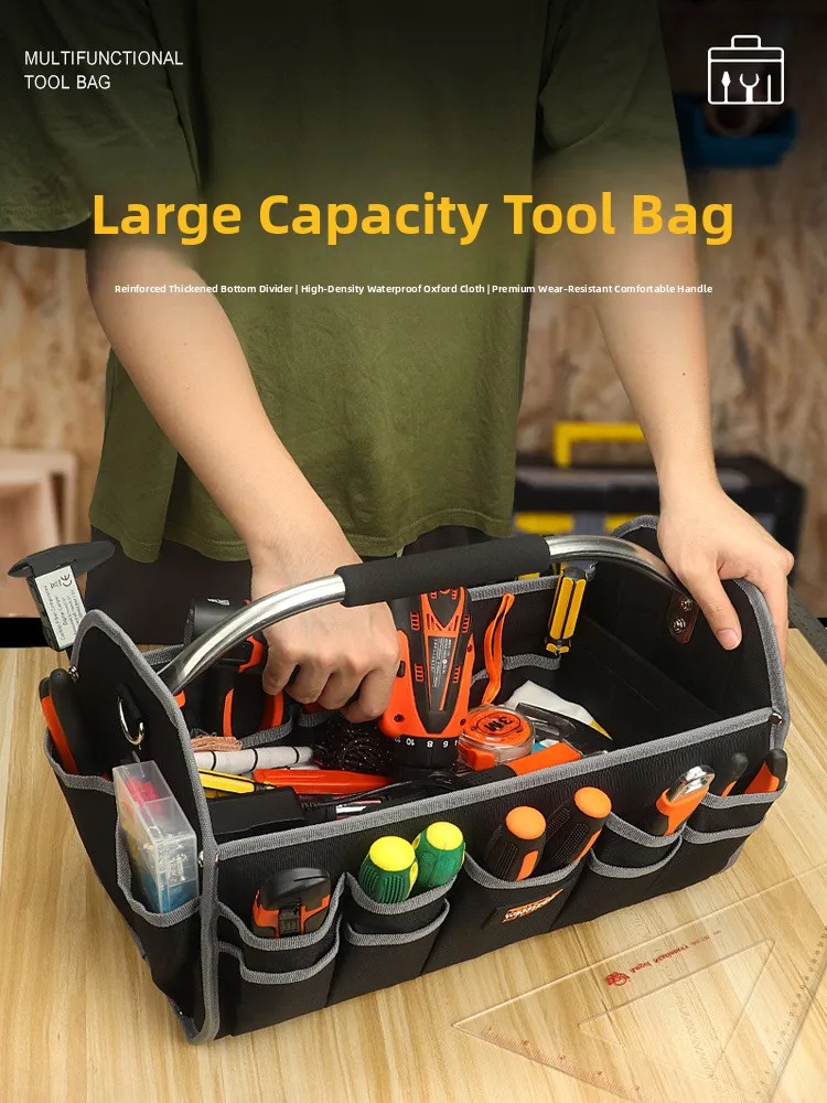 komiu-large-capacity-portable-tool-bag-wear-resistant-handheld-electrician-carpenter-repair-hardware-tool-box-oxford-cloth-un