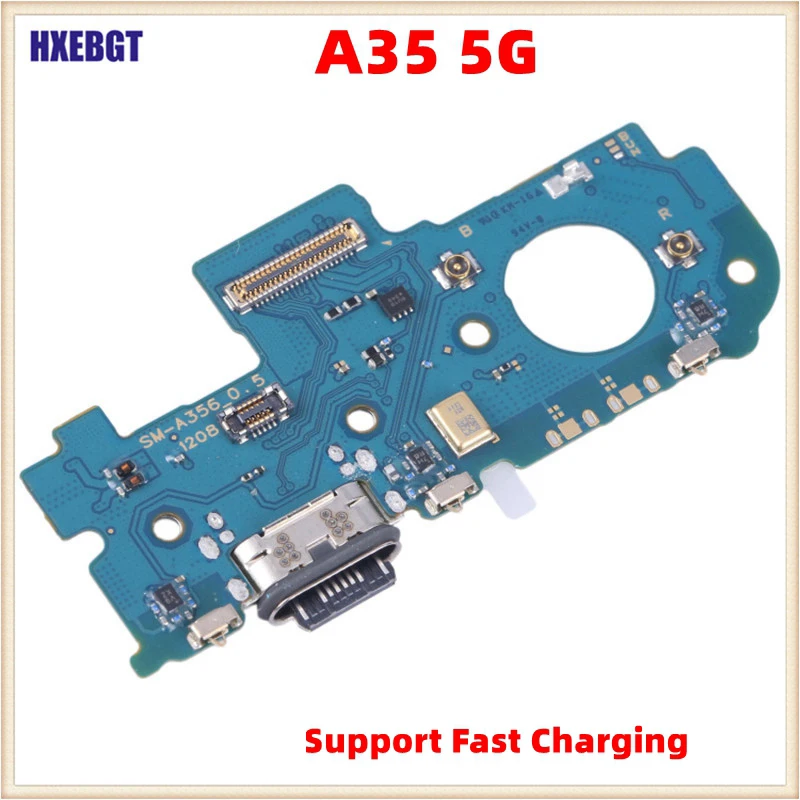 

For Samsung Galaxy A35 5G A356 USB Charge Charging Port Dock Connector Mic Board With Fast Charging IC Flex Cable Parts