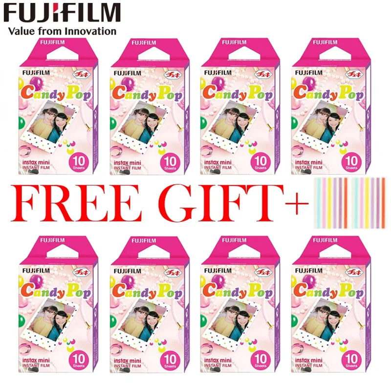 10 20 30 50 80 листов Fujifilm Instax Mini 11 Film Candy Pop для Fujifilm Fuji Instax Mini12 70 25 50s 90 Камера Share SP-1 SP-2 10 20 30 50 80 листов Fujifilm Instax Mini 11 Film Candy Pop для Fujifilm Fuji Instax Mini12 70 25 50s 90 Камера Share SP-1 SP-2