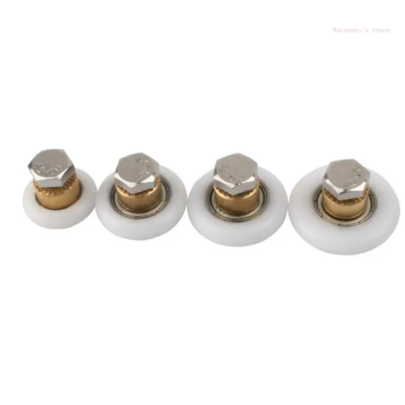 

Bathroom Shower Glass Door Rollers Corrosions Resistant Sliding Door Pulleys set