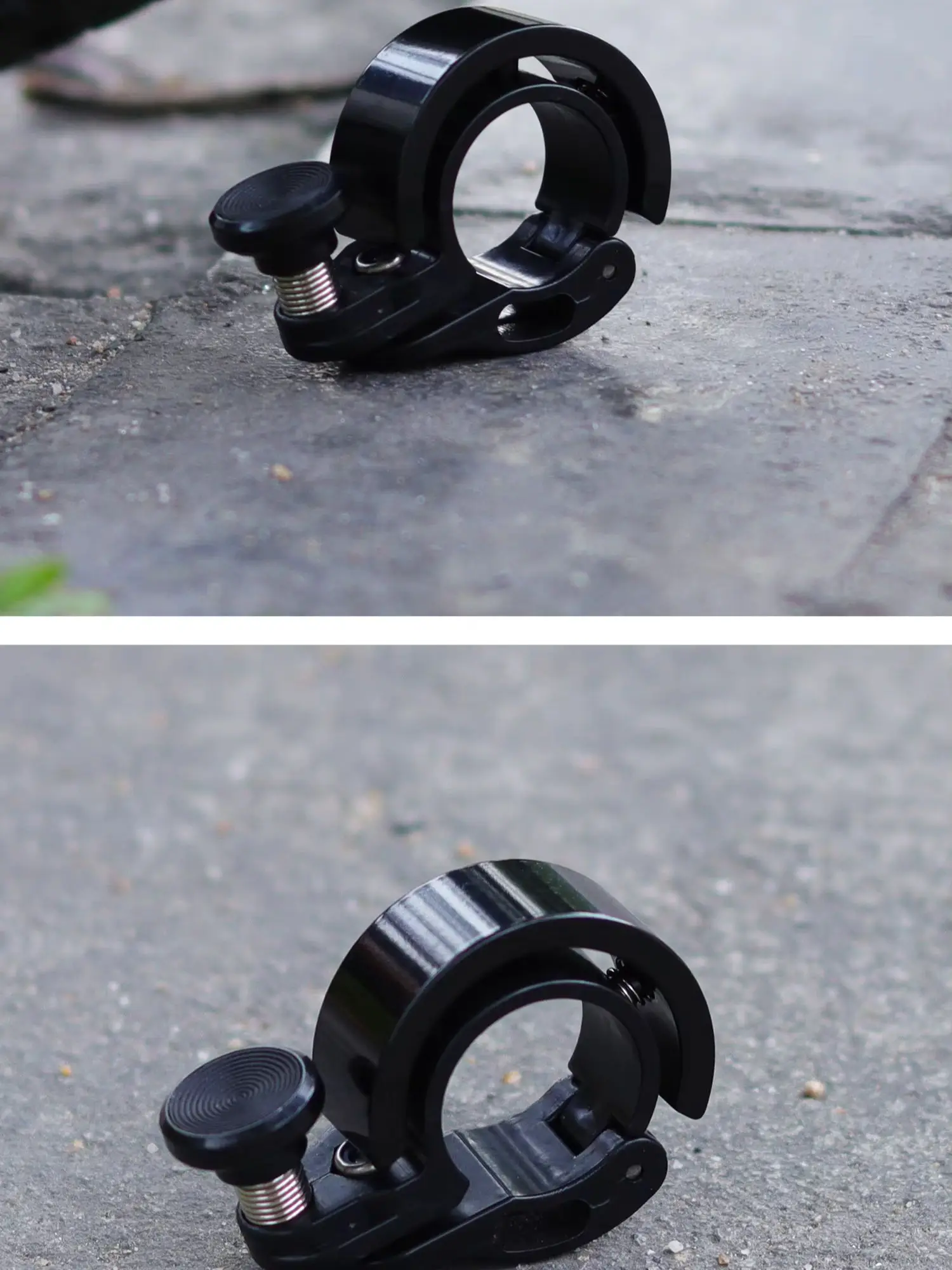 AliExpress NONE LAOH Hidden Bike Bell Aluminum Alloy Mini Bicycle Bell Clear Ring Rustproof Lightweight Handlebar Bell for Mountain Road Bike Cy