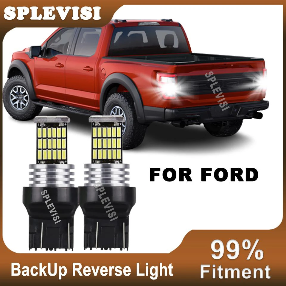 LED Reverse Light Blub Backup Lamp 7443 7440 T20 Canbus For Ford F-150 F-250 Super Duty Kuga 3 Ranger Explorer Transit connect