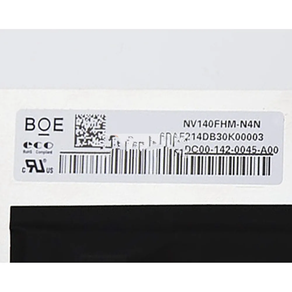 Imagem -05 - Grátis 14 1080p Nv140fhm-n4n N4f N4l N4n N46 Led Lcd Tela Painel Visor Matriz 1920x1080 Fhd para Dell 5400 Substituição
