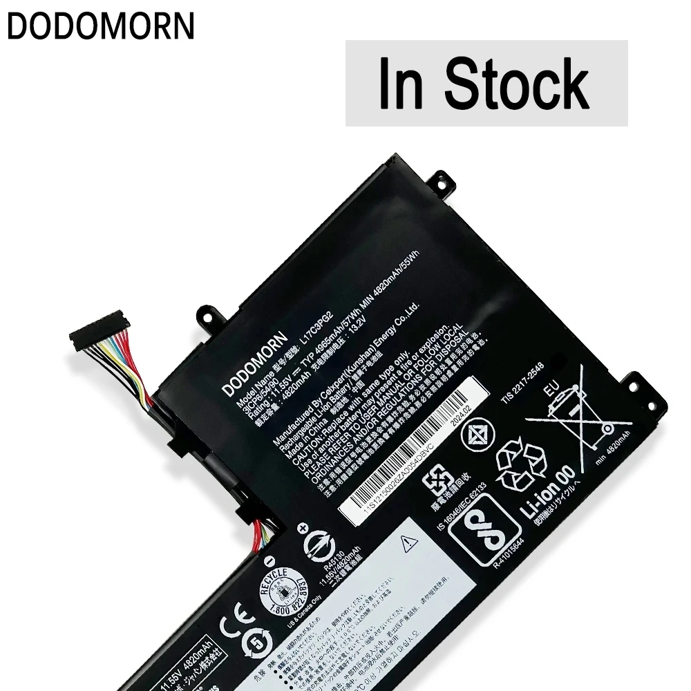 Imagem -04 - Nova Bateria do Portátil L17m3pg1 para Lenovo Legion Y530 Y53015ich Y7000 Y7000p 2023 2023 L17c3pg2 L17l3pg1 L17m3pg3 11.34v 52.5wh