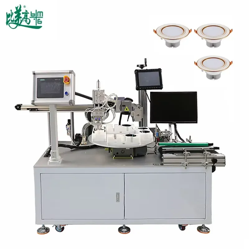OEM Fiber Engraver with Rotary for Metal Tube Round Bottle Automatic 360 Degree Positioning Marking System