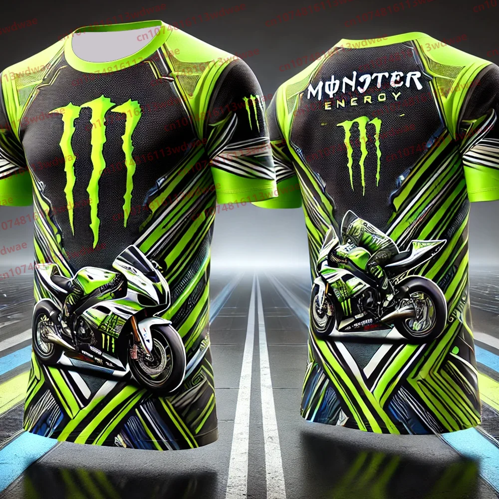 

Monster Energy T-Shirt - Unisex Crew Neck 3D TShirt Monster Design Graphic Print Streetwear Fashion For Men/Women Casual Outfit