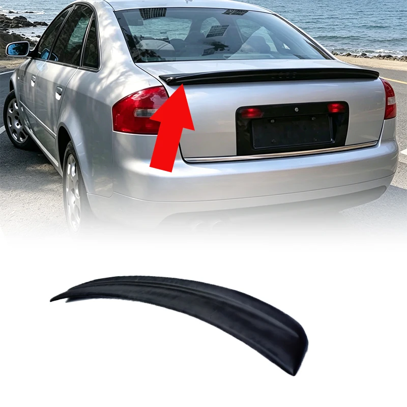 Rear Pressure Roof Spoiler For Audi A6 C5 1997-2005 Auto Exterior Accessory Body Kit Car Modification Roof Wing Decor Replacemen