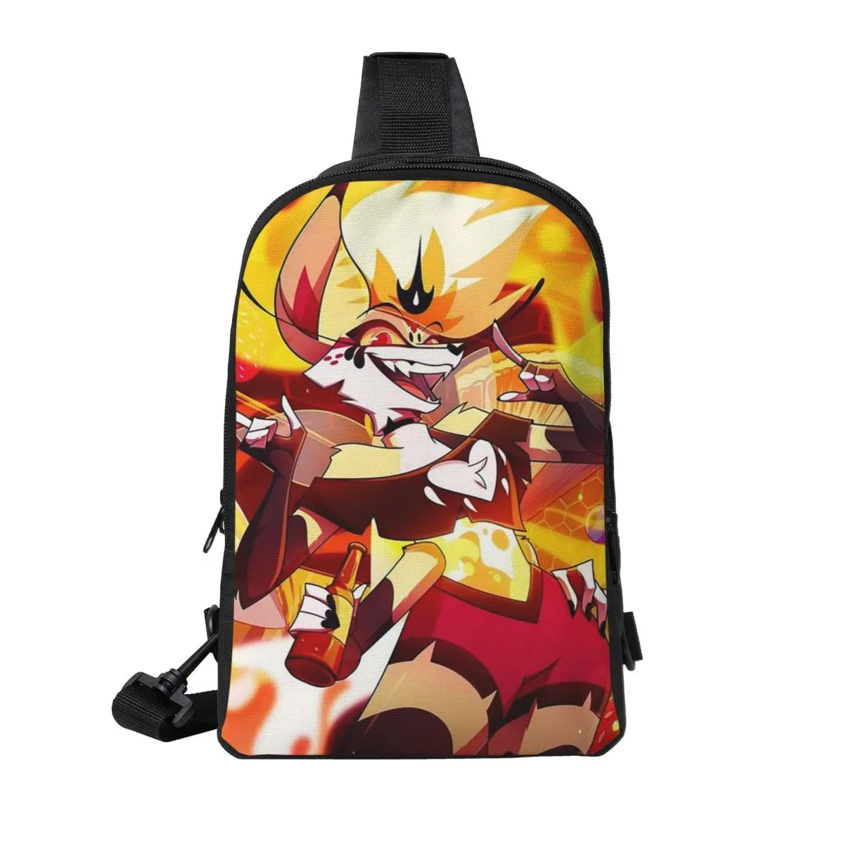 

Helluva Boss Beelzebub нагрудная сумка мужской рюкзак через плечо нагрудная сумка дорожный походный рюкзак сумка на плечо