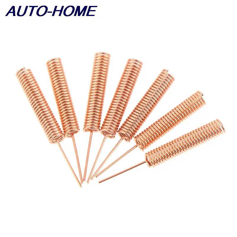 10Pcs 433MHz Antenna Pure Copper Spring Helical Antenna Omni Signal Booster Receiver for Router Helical Antenna