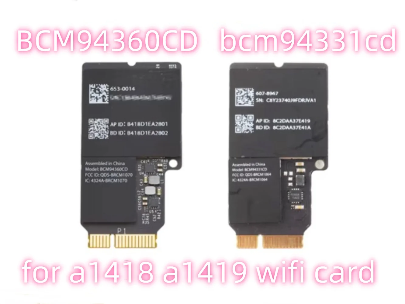 Original Wifi Airport Card BCD94331CD BCM94360CD BCM943602CDP For iMac 21