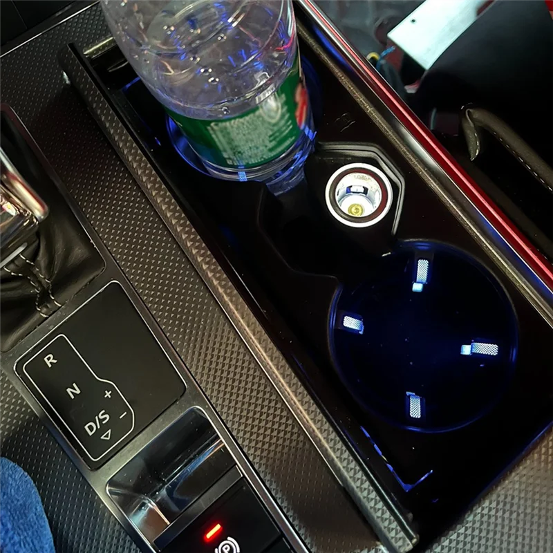 

ABXE-для 4KD862533 передний держатель для чашки в сборе, держатель для чашки с водой, многоцветный жгут проводов окружающего освещения для A6 C8 2019-23