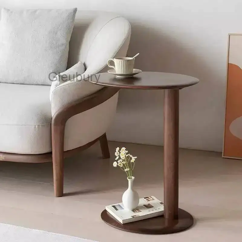 Creativity Solid Wood Coffee Table Sofa Coffee Table Balcony Bedroom Simple Design Sense Corner Several Tables Solid Wood Balcon