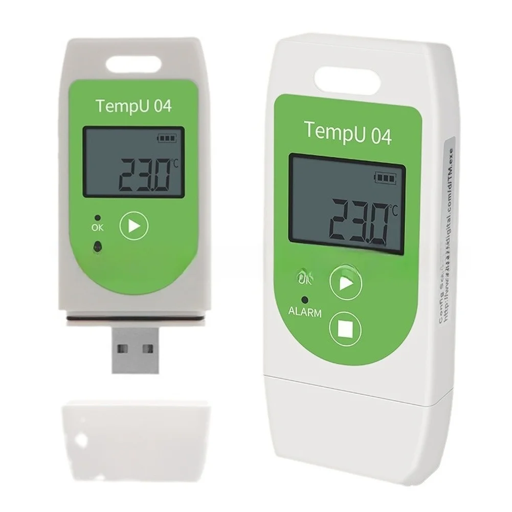 Data Logger for Temperature Monitoring USB Connection LCD Screen 32000 Reading Capacity -30 to +60 C Resolution 0.1 C
