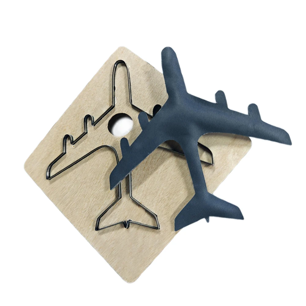 

1 шт., 12,5 см, маленькая форма для вырезания из кожи в виде самолета, для рукоделия, для изготовления брелоков, подвесок для сумок и изделий из кожи