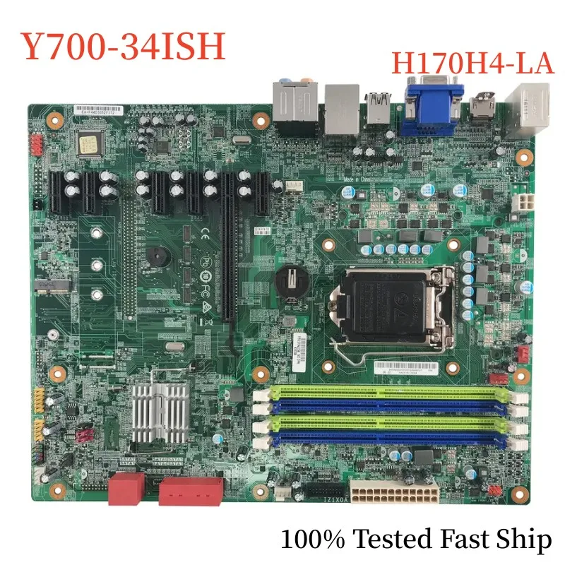 

H170H4-LA For Lenovo Ideacentre Y700-34ISH Motherboard 01AJ154 H170 LGA1151 DDR4 Mainboard 100% Tested Fast Ship